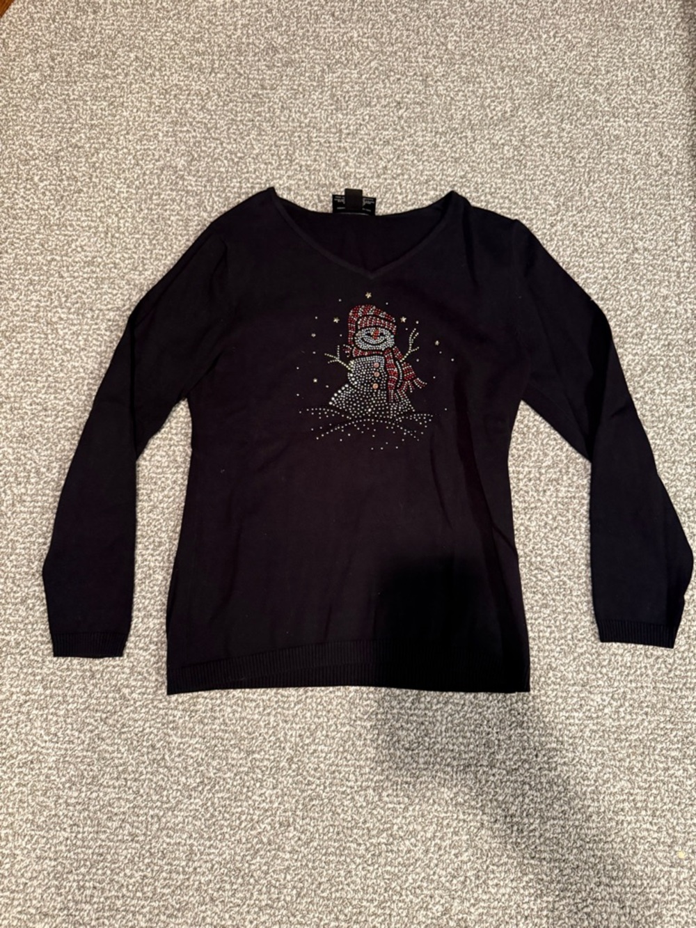Christine Alexander Black Logo Label Garment